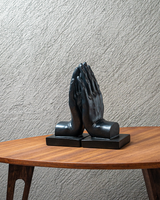 PORTA LIBROS MANOS NEGRAS