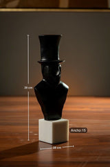 ESCULTURA HOMBRE CON SOMBRERO