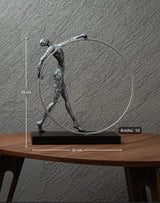 ESCULTURA HOMBRE GIMNASTA
