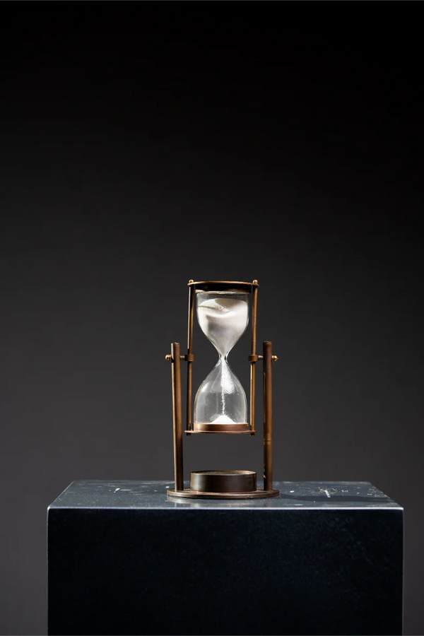 RELOJ ARENA CON BRUJULA