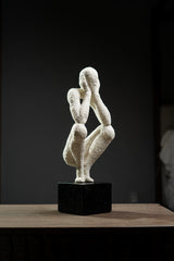ESCULTURA PENSADOR BLANCO