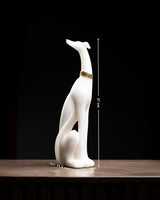 ESCULTURA PERRO GALGO