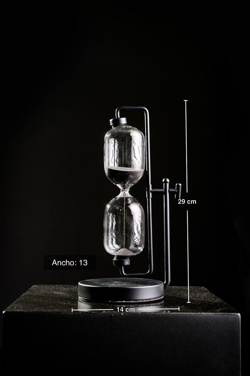 RELOJ DE ARENA GIRATORIO STONE