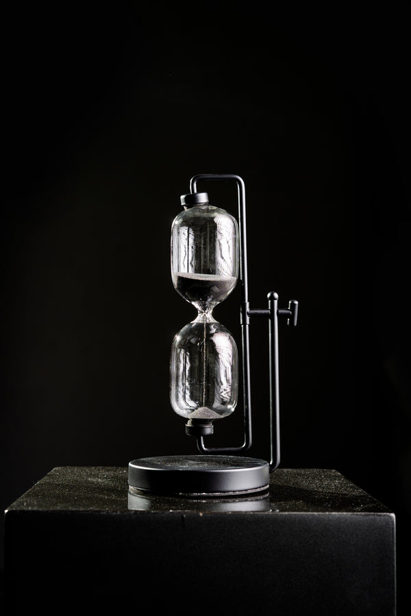 RELOJ DE ARENA GIRATORIO STONE