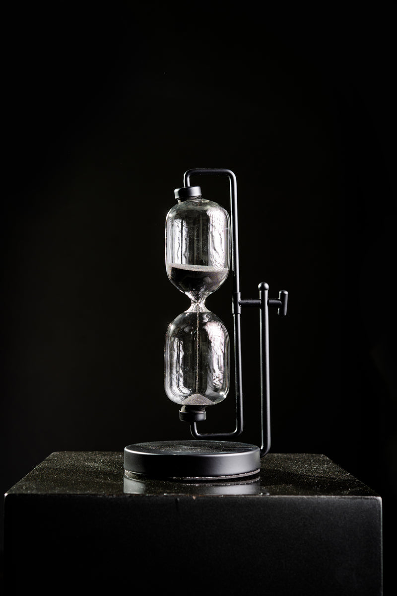 RELOJ DE ARENA GIRATORIO STONE