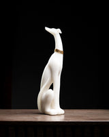 ESCULTURA PERRO GALGO